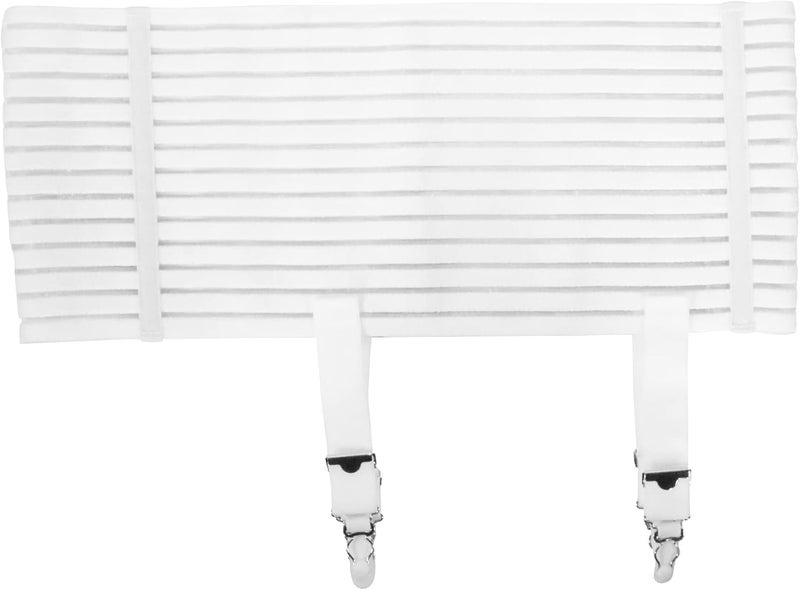 Truform Plus Size Adjustable Garter Belt for Compression Stockings - White, X-Large - Image 4